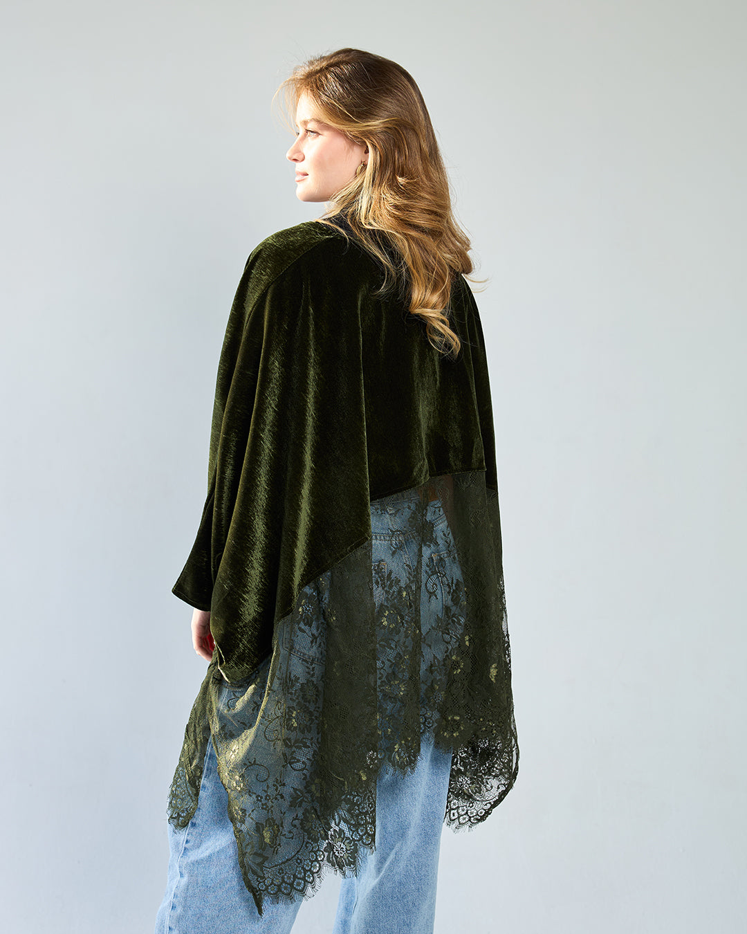 Olive gwiriya cardigan