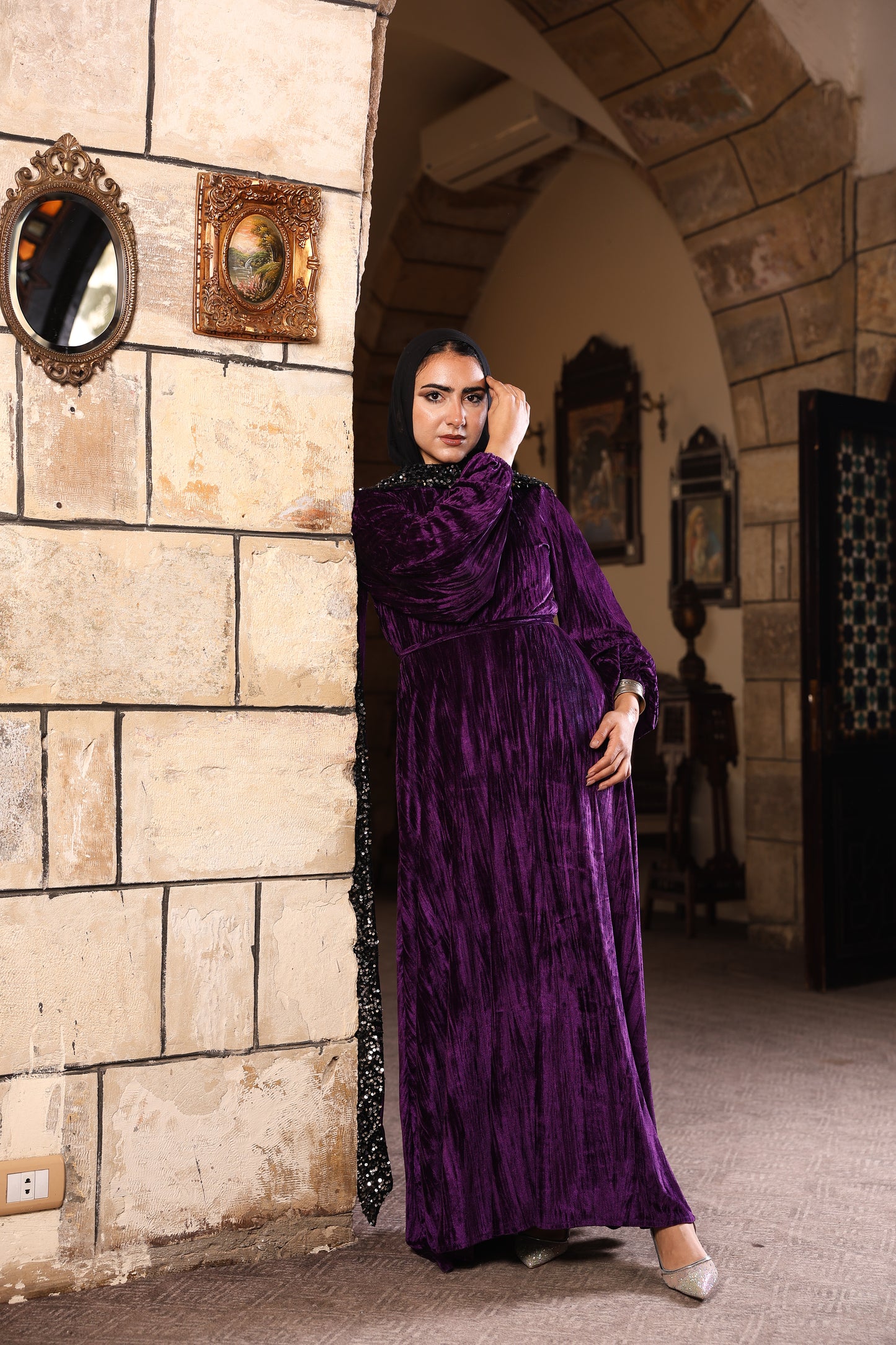 Purple hannah dress