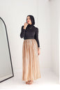 Mettalic gold skirt