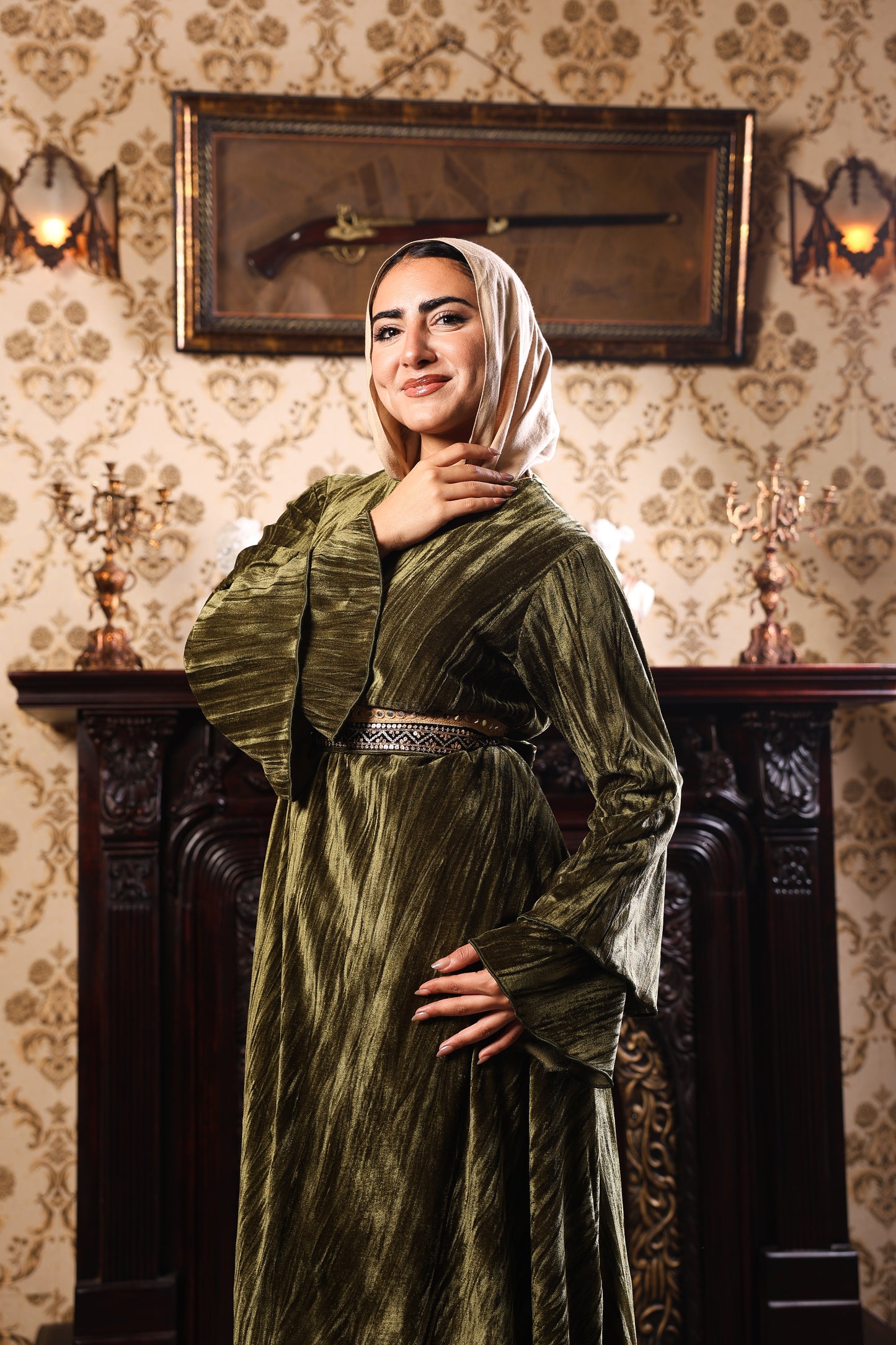 Olive zeina dress