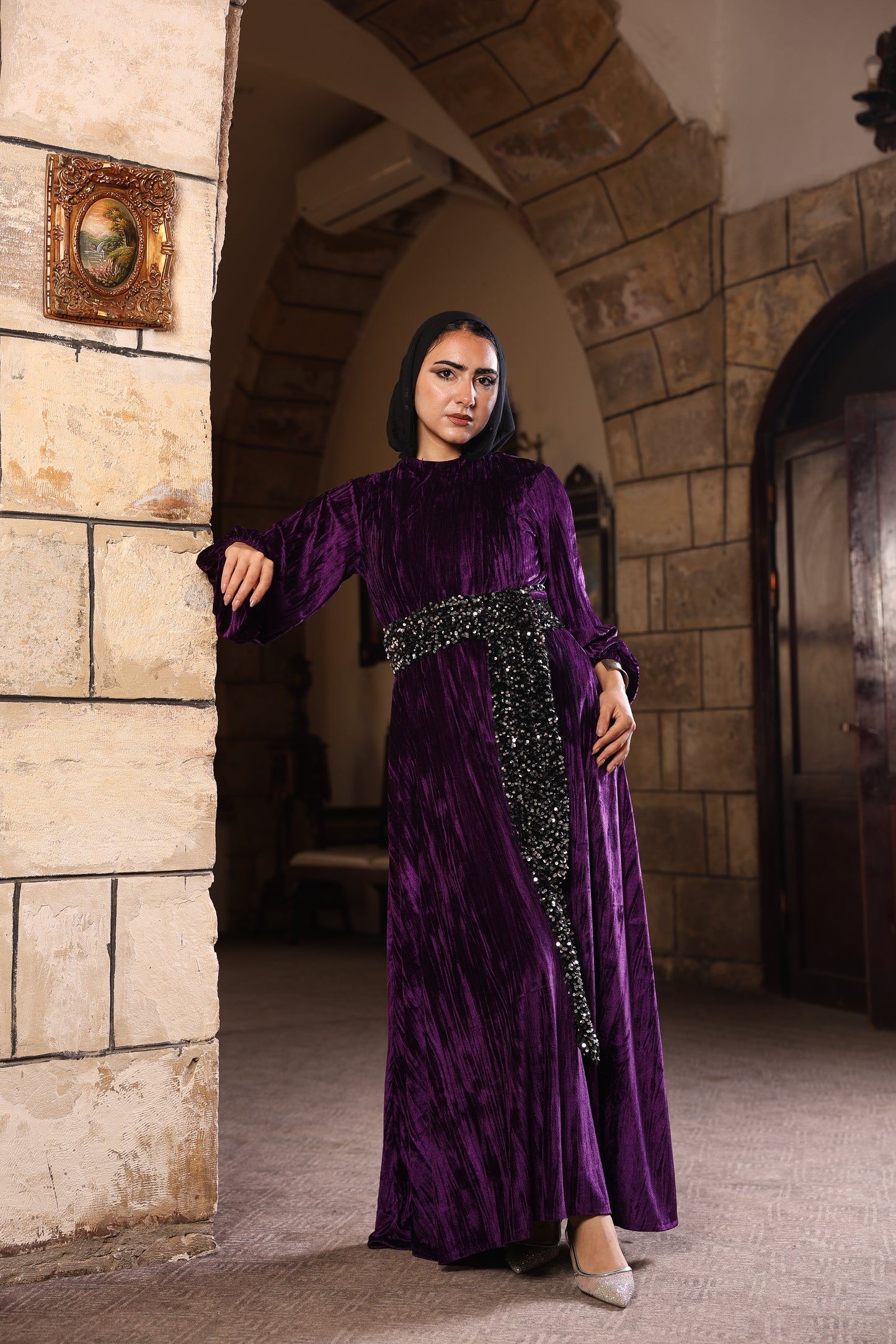 Purple hannah dress