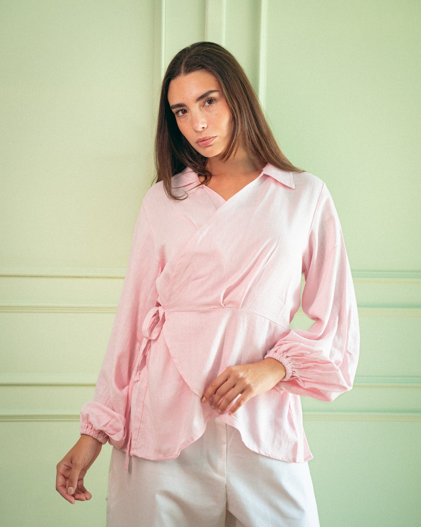 Pink roby blouse