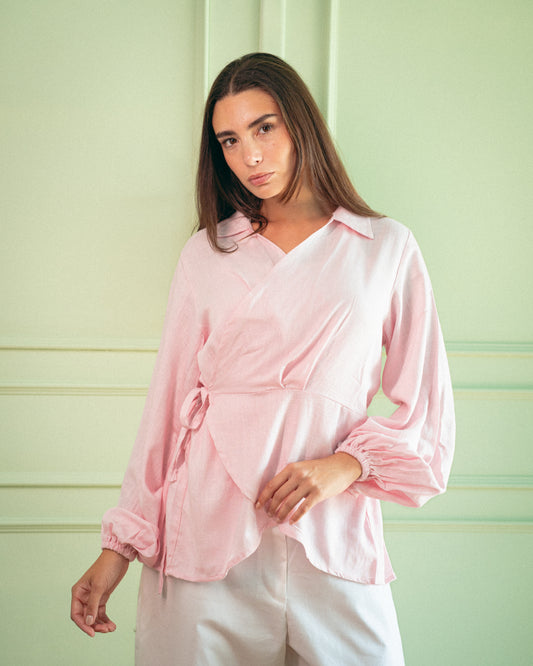 Pink roby blouse