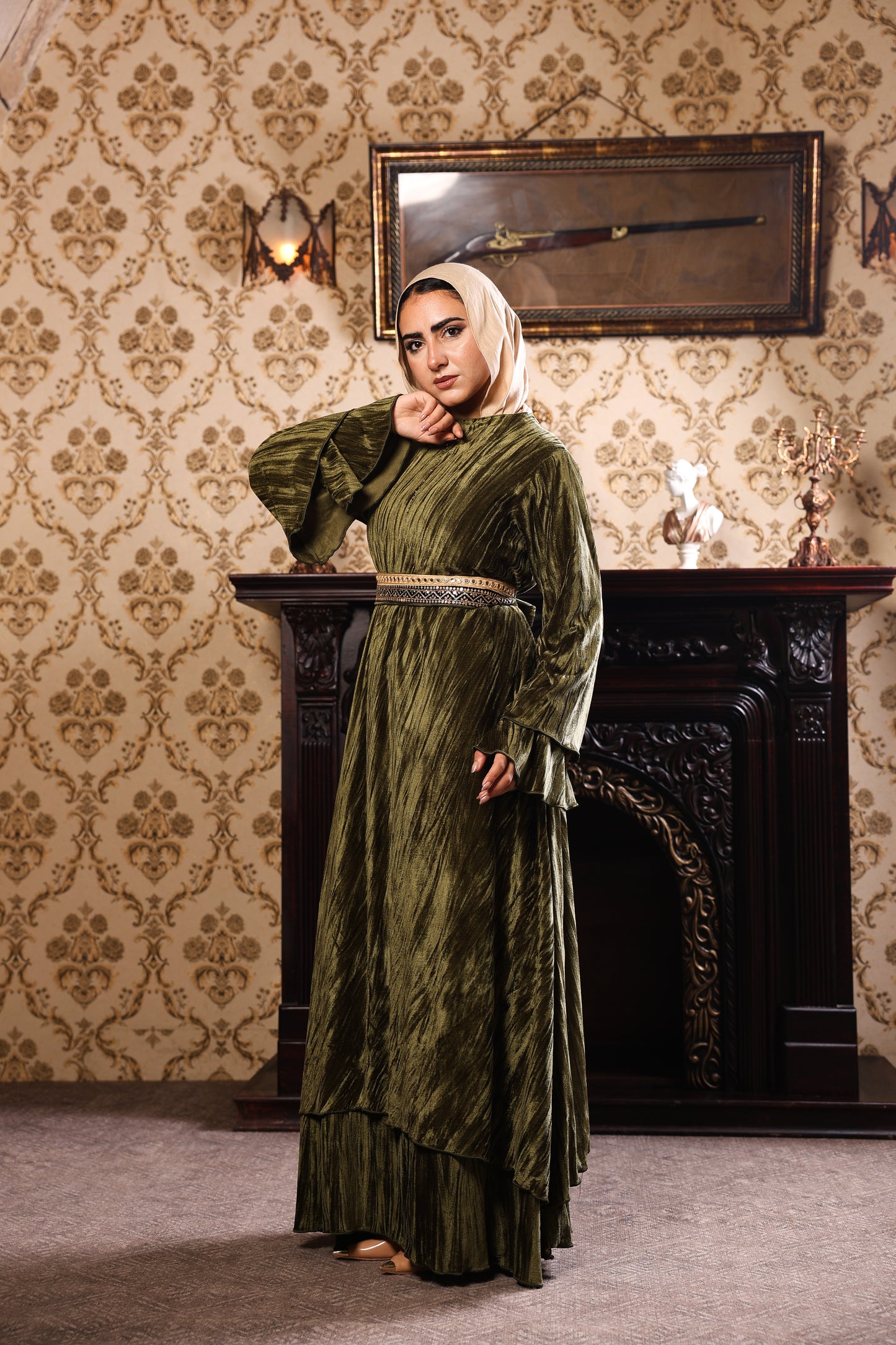 Olive zeina dress