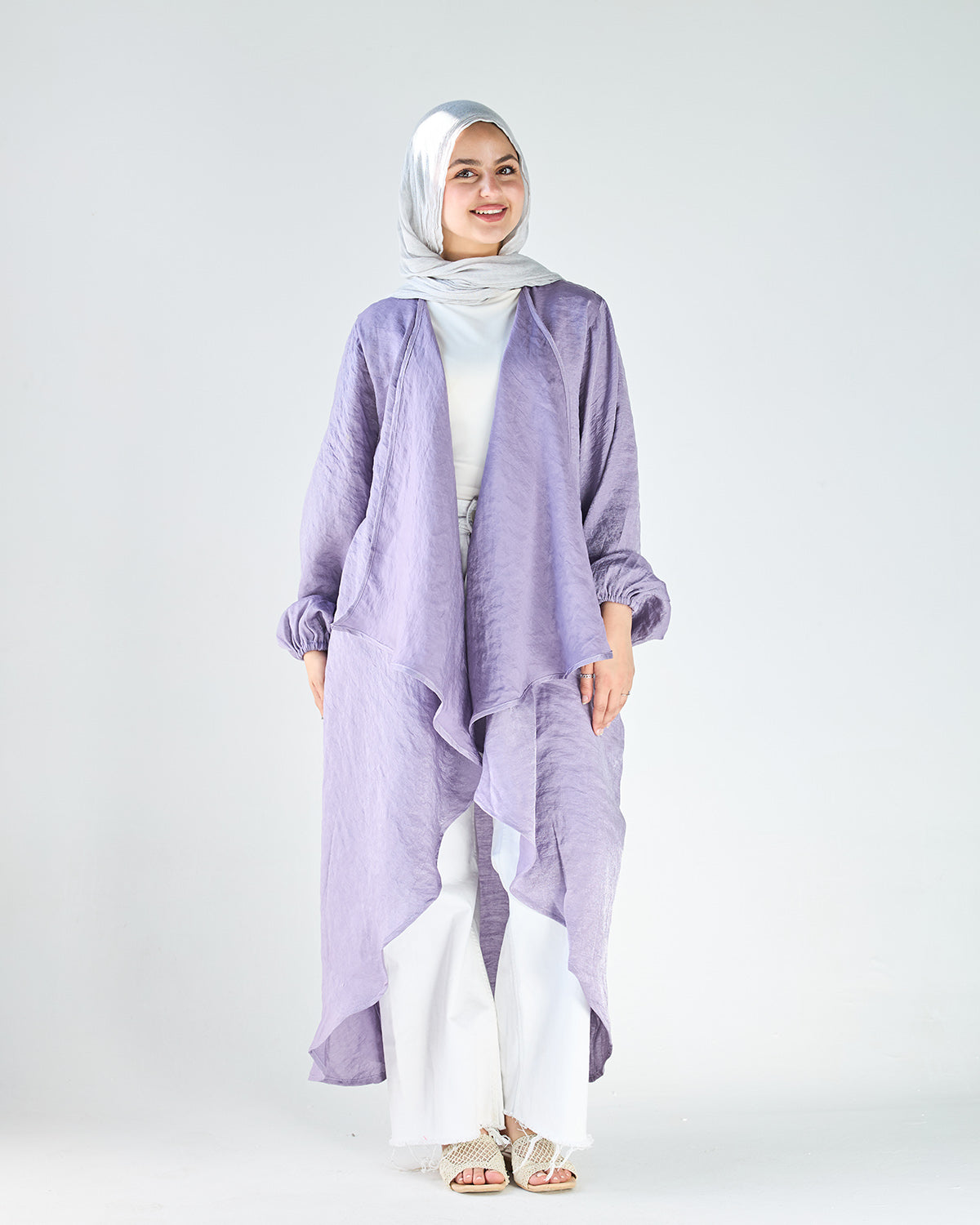 Purple shimmer cardigan