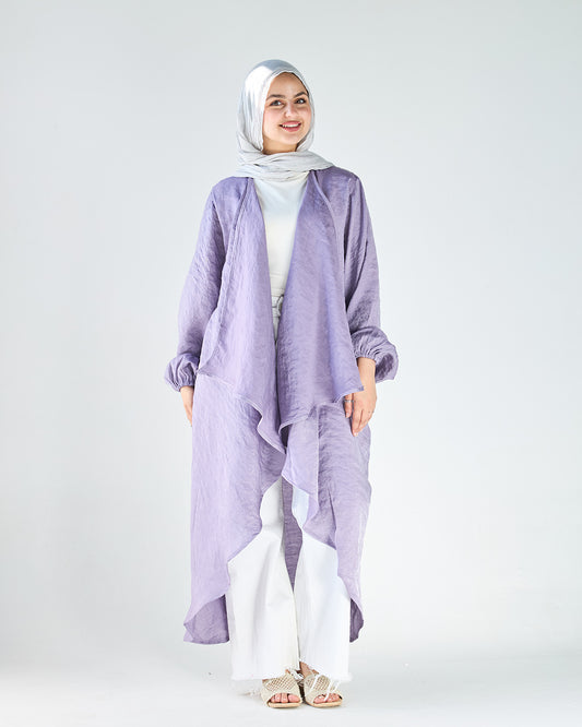 Purple shimmer cardigan
