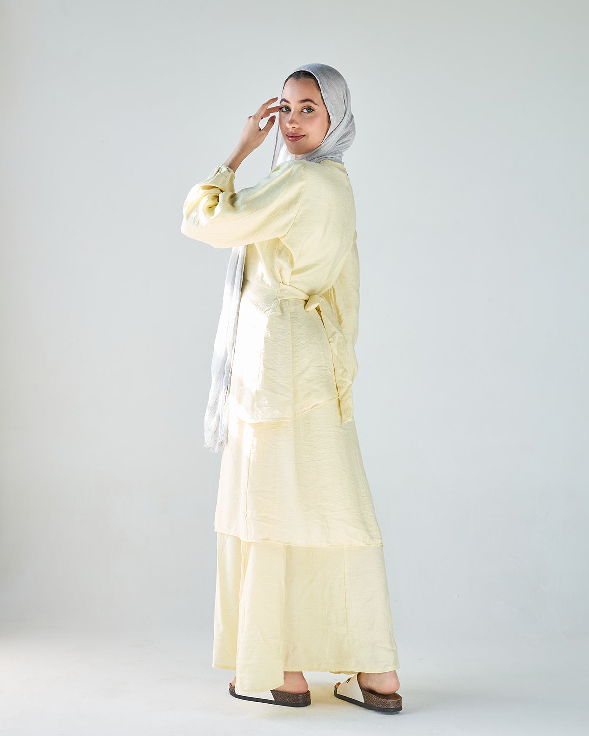 Yellow layan dress