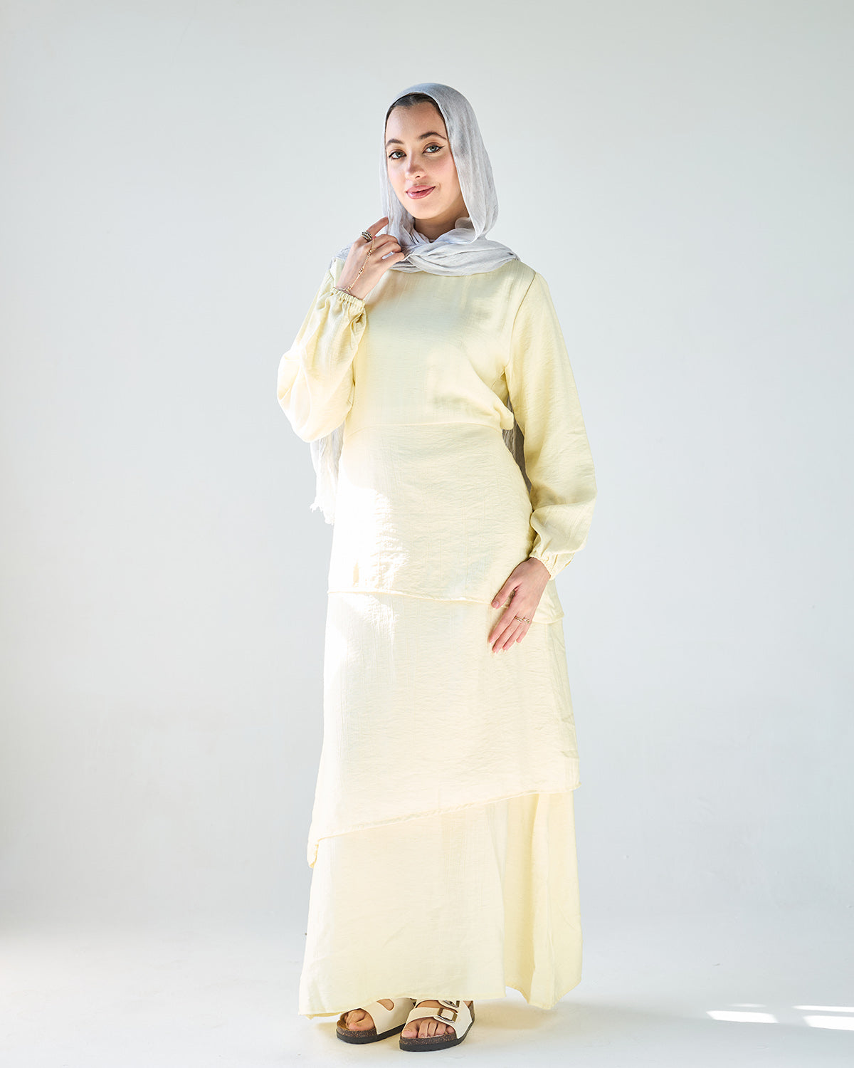 Yellow layan dress