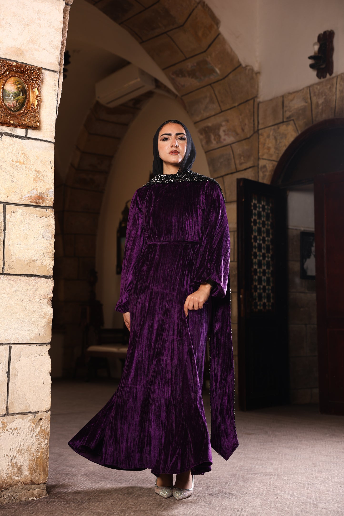 Purple hannah dress