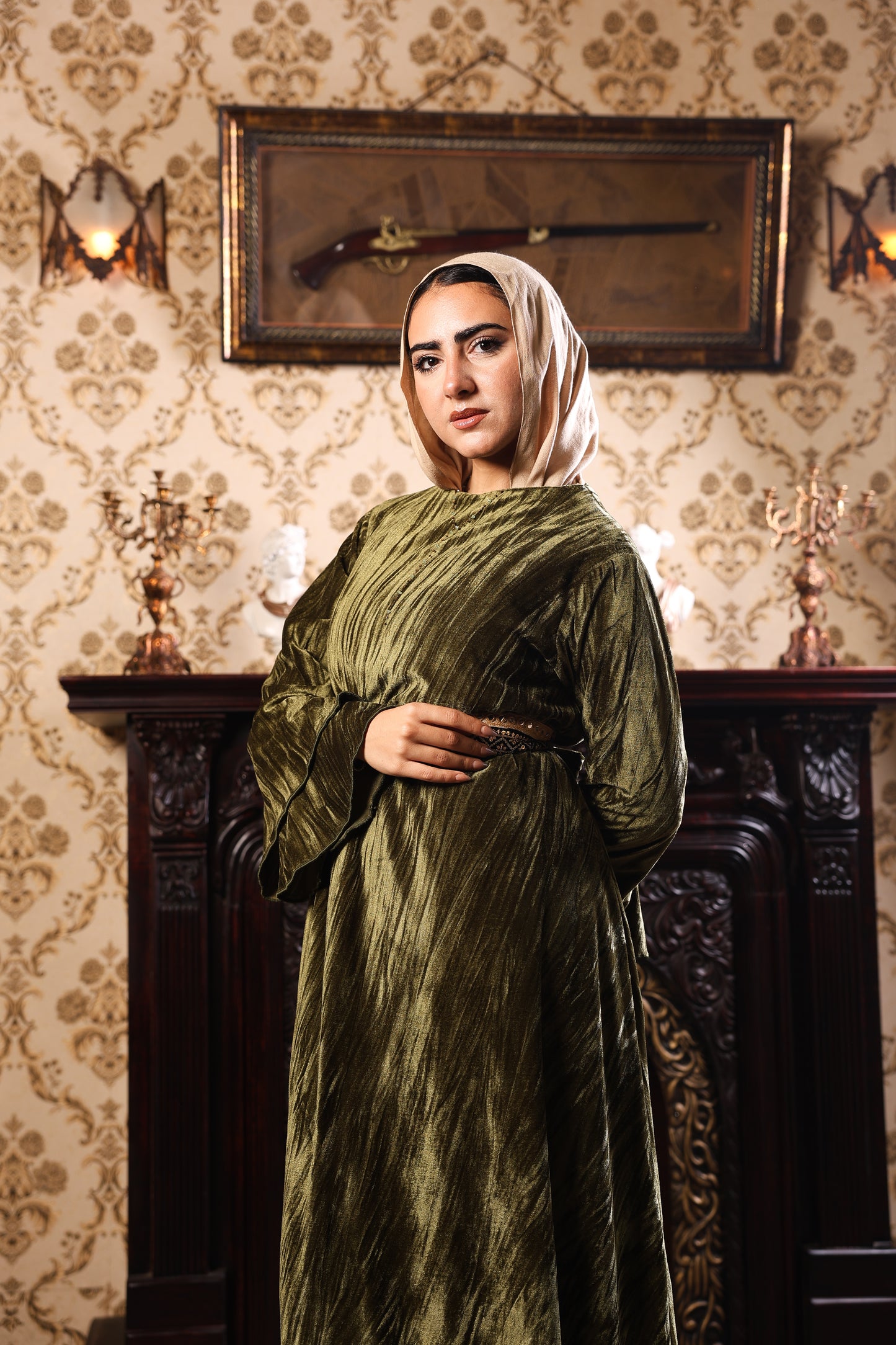 Olive zeina dress
