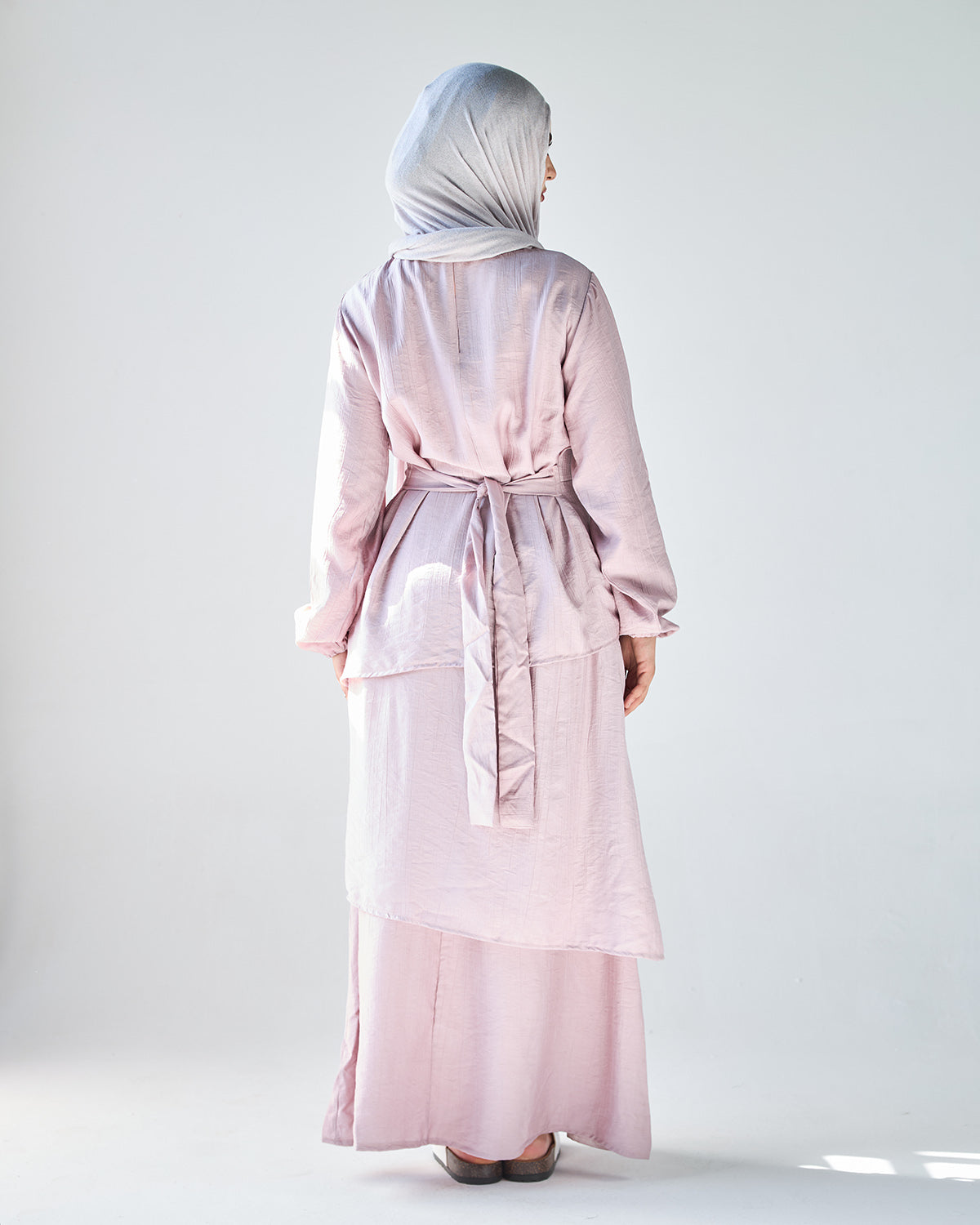 Powder pink layan dress