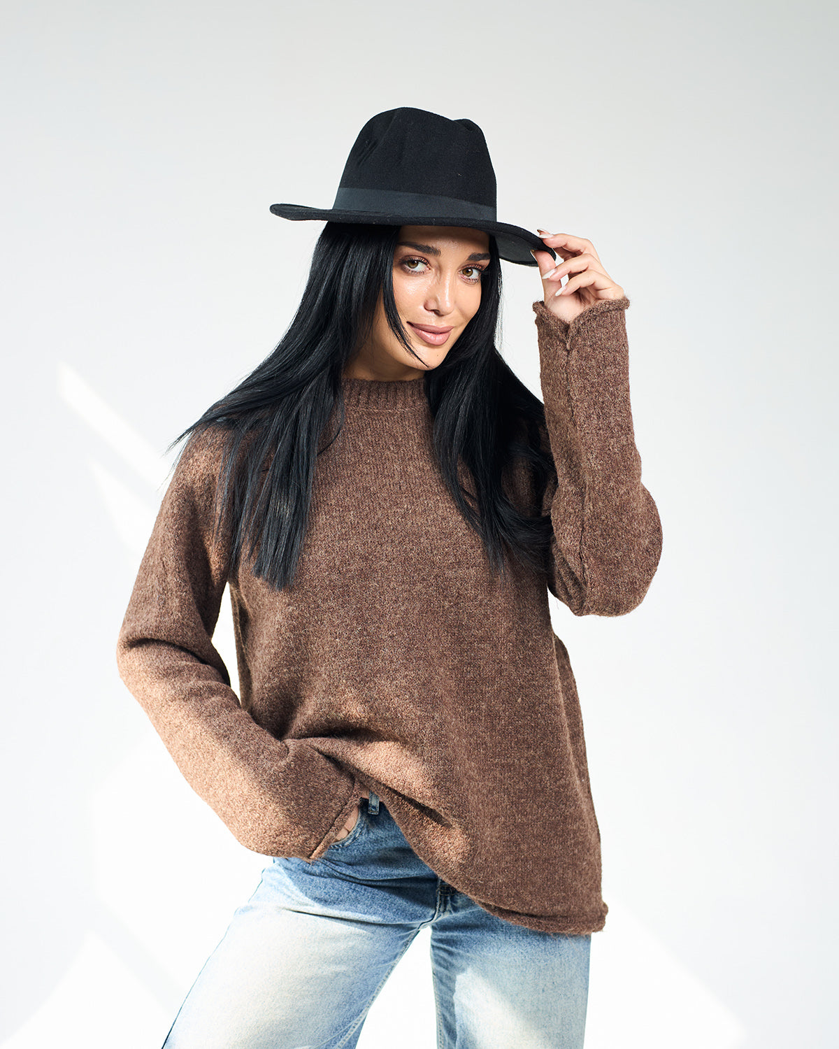 Brown pullover