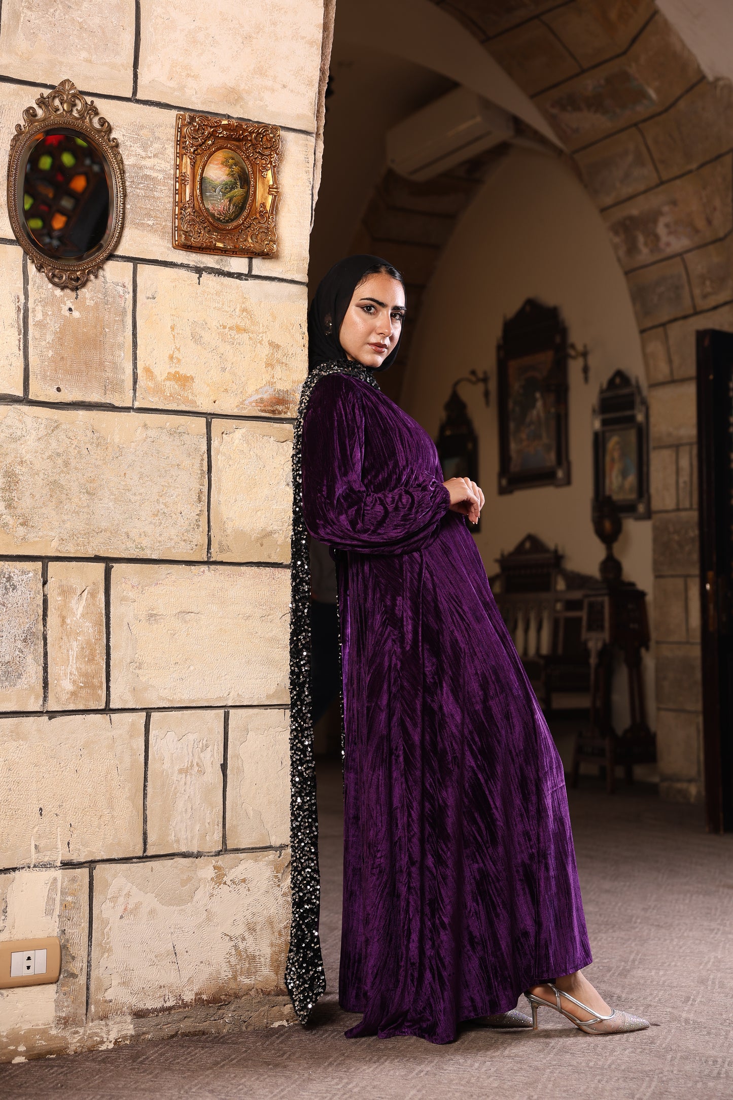 Purple hannah dress