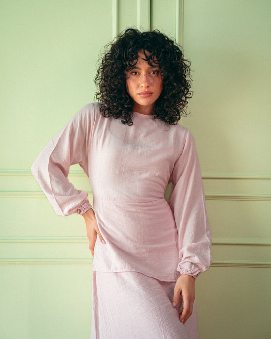 Pink layan dress
