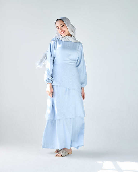 Blue layan dress