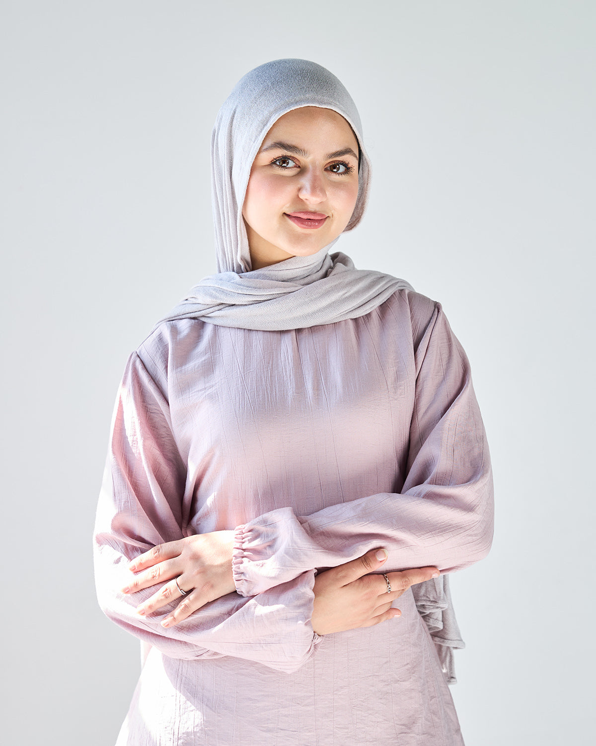 Powder pink layan dress