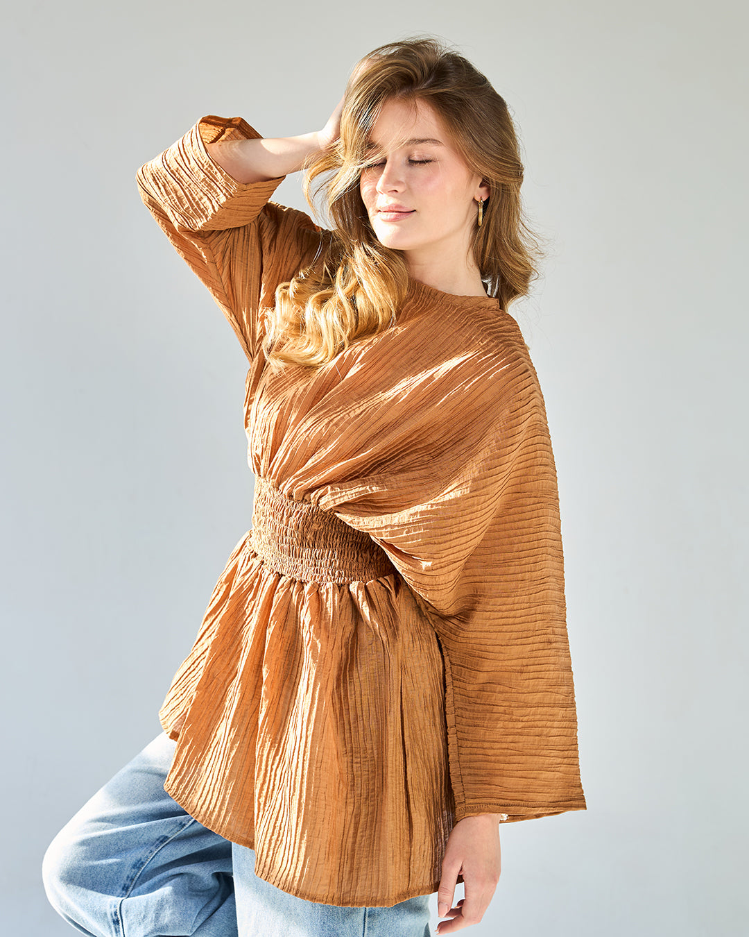Brown nellie blouse