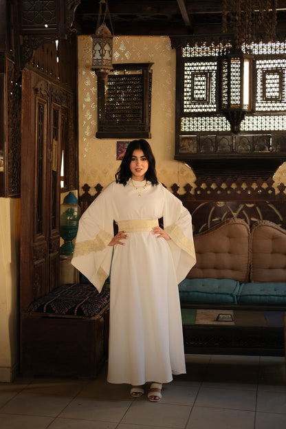 White jalila dress