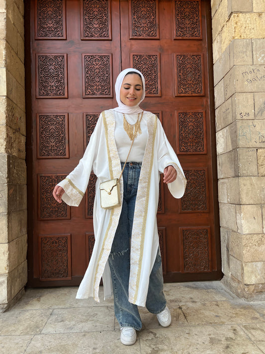 White islamic qaftan