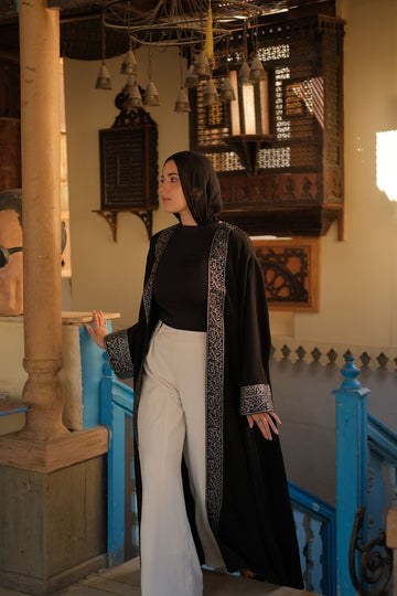 Black Moroccan Qaftan