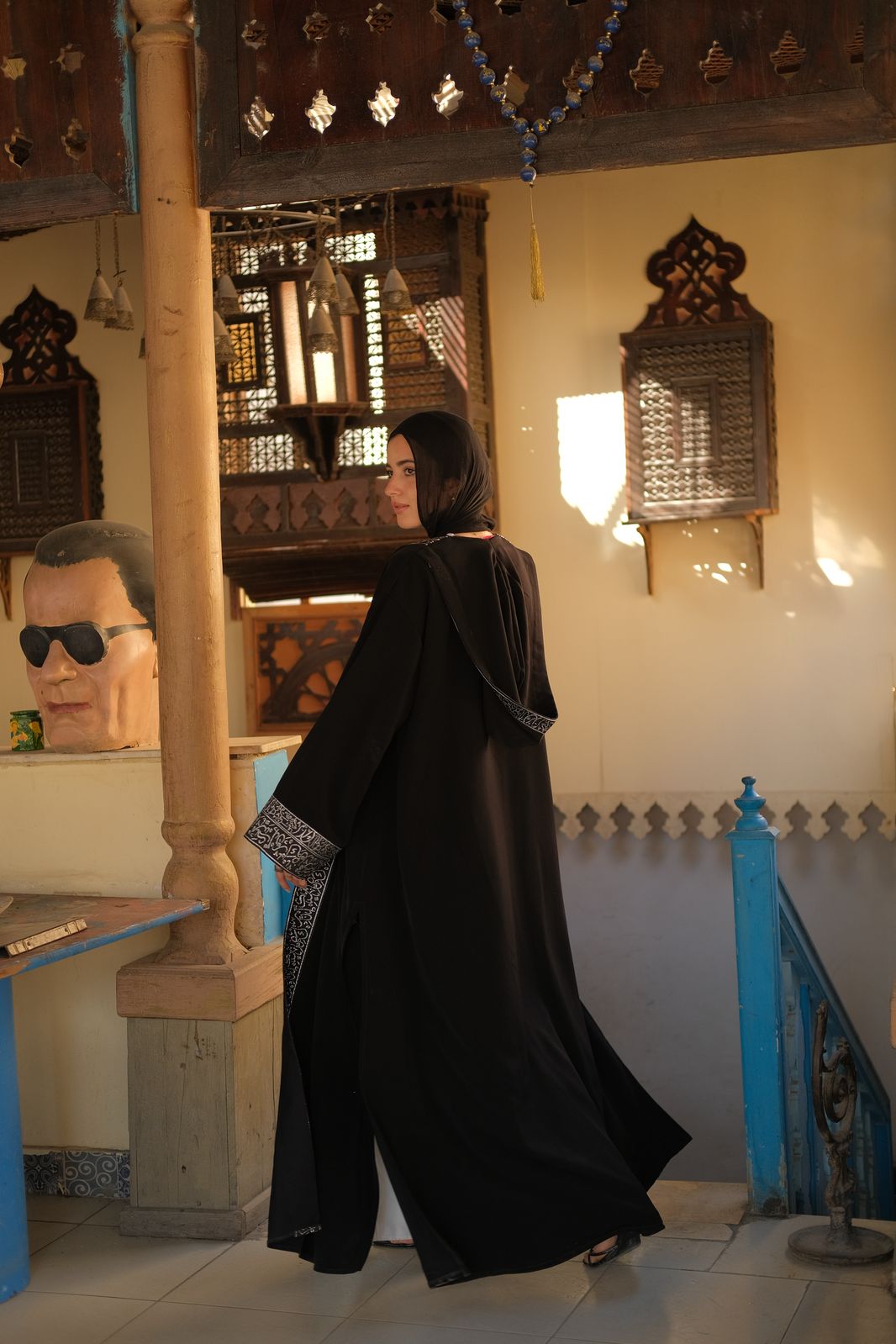 Black Moroccan Qaftan