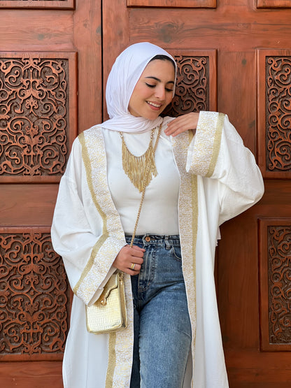 White islamic qaftan