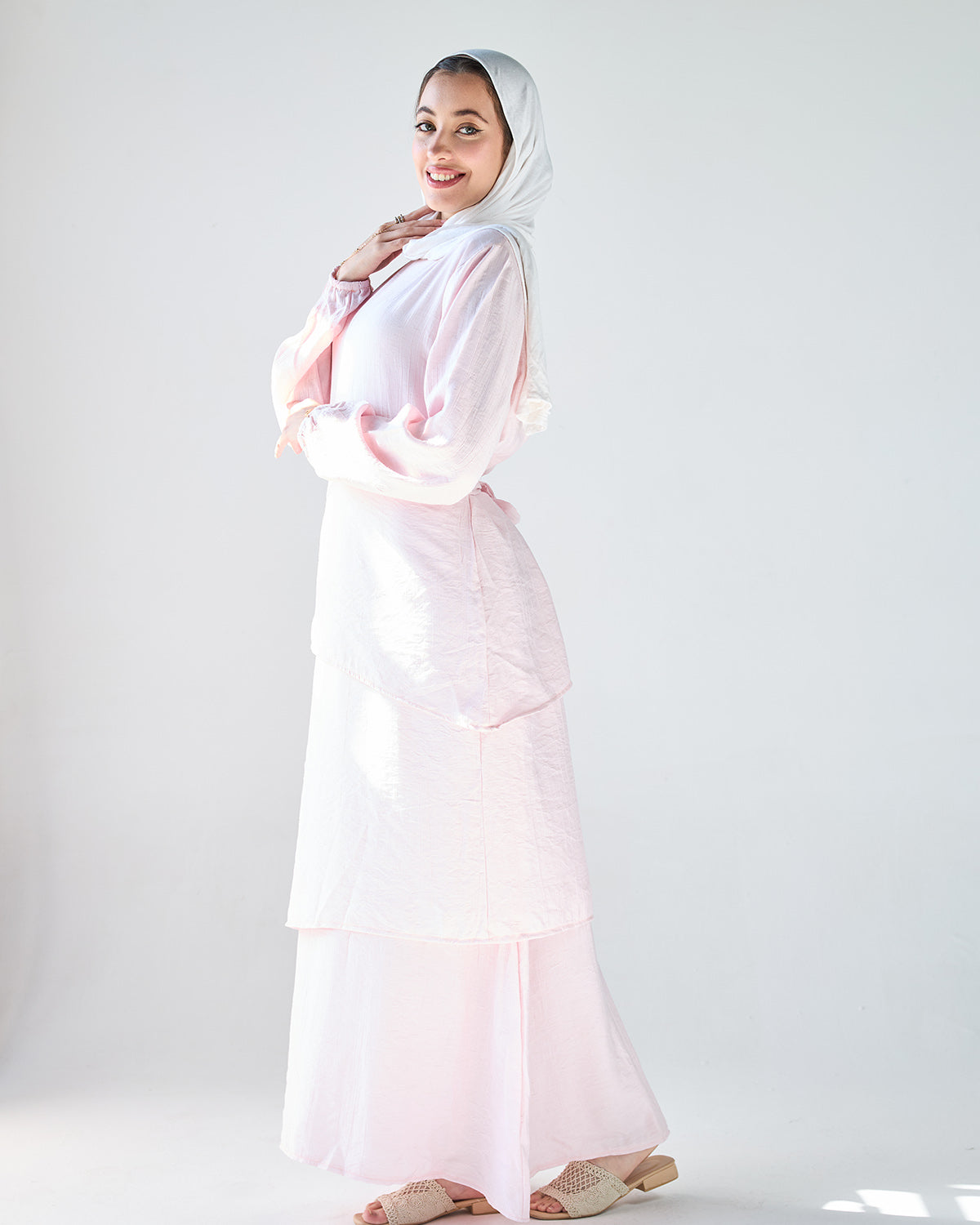 Pink layan dress