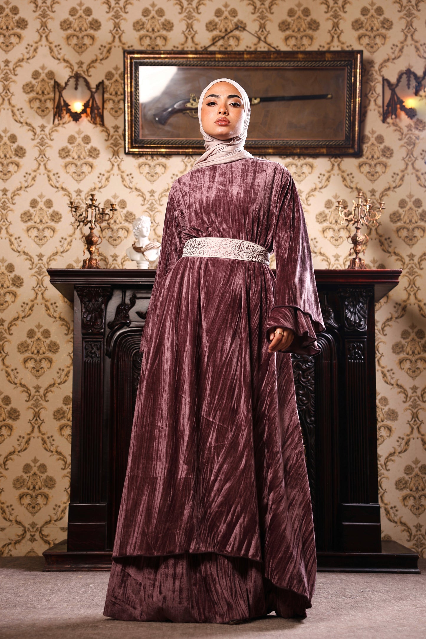 Lilac zeina dress