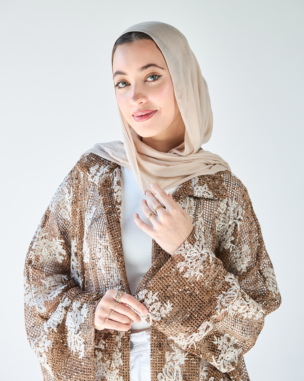 Brown daiana cardigan