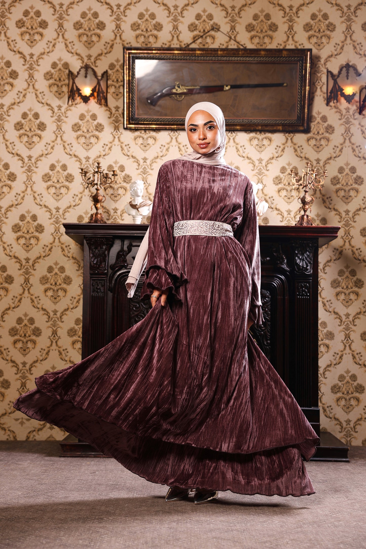 Lilac zeina dress