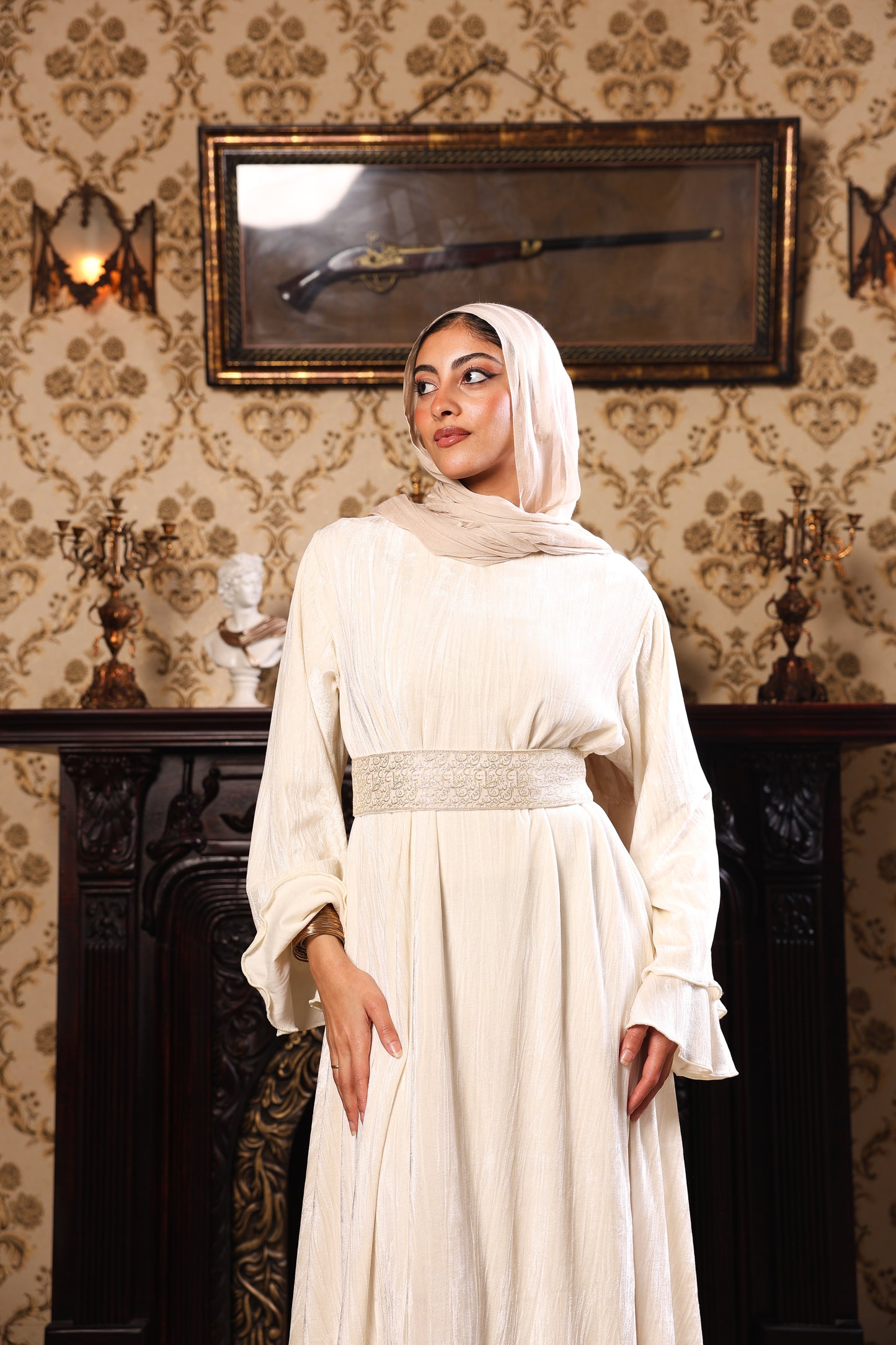 Off white zeina dress