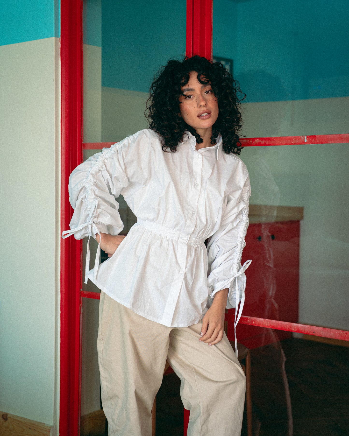White alessia blouse