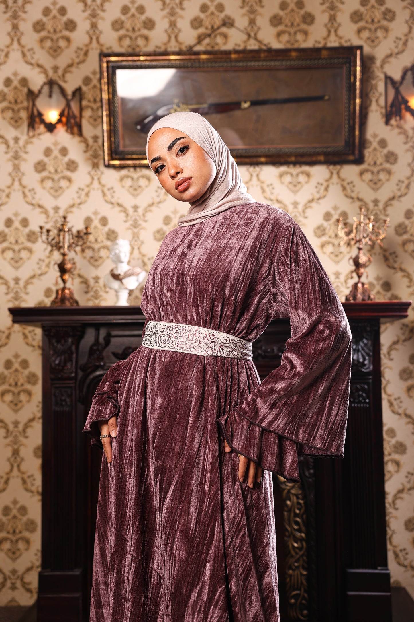 Lilac zeina dress