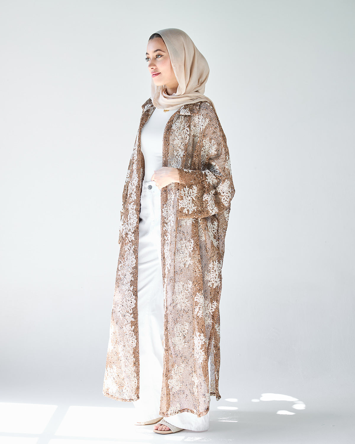 Brown daiana cardigan