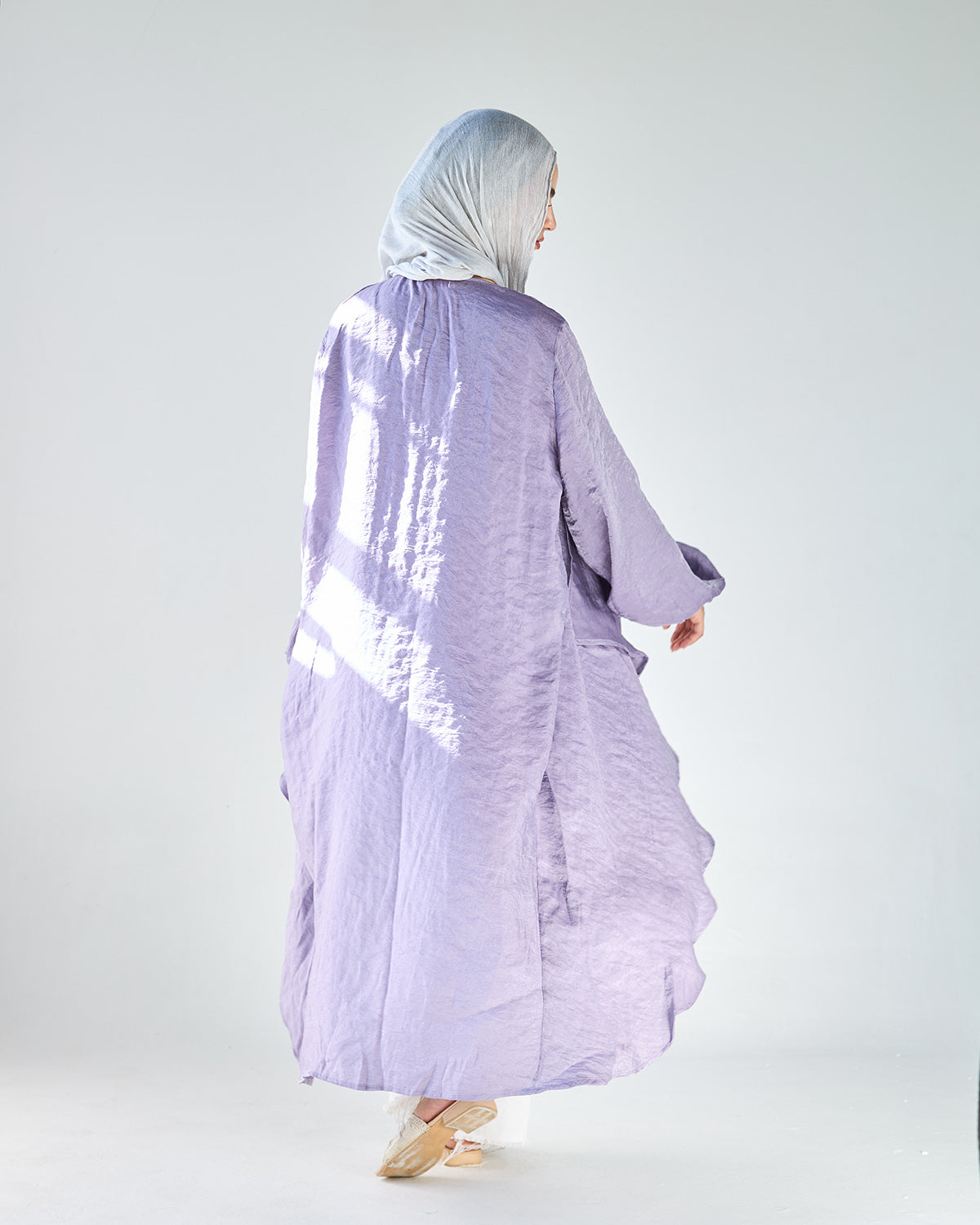 Purple shimmer cardigan