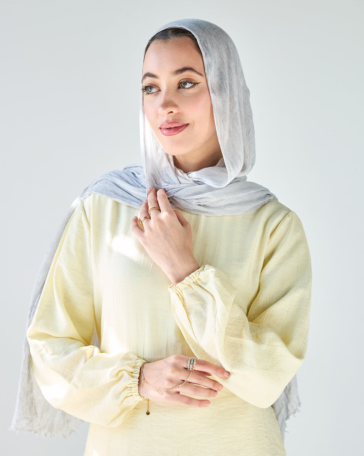 Yellow layan dress