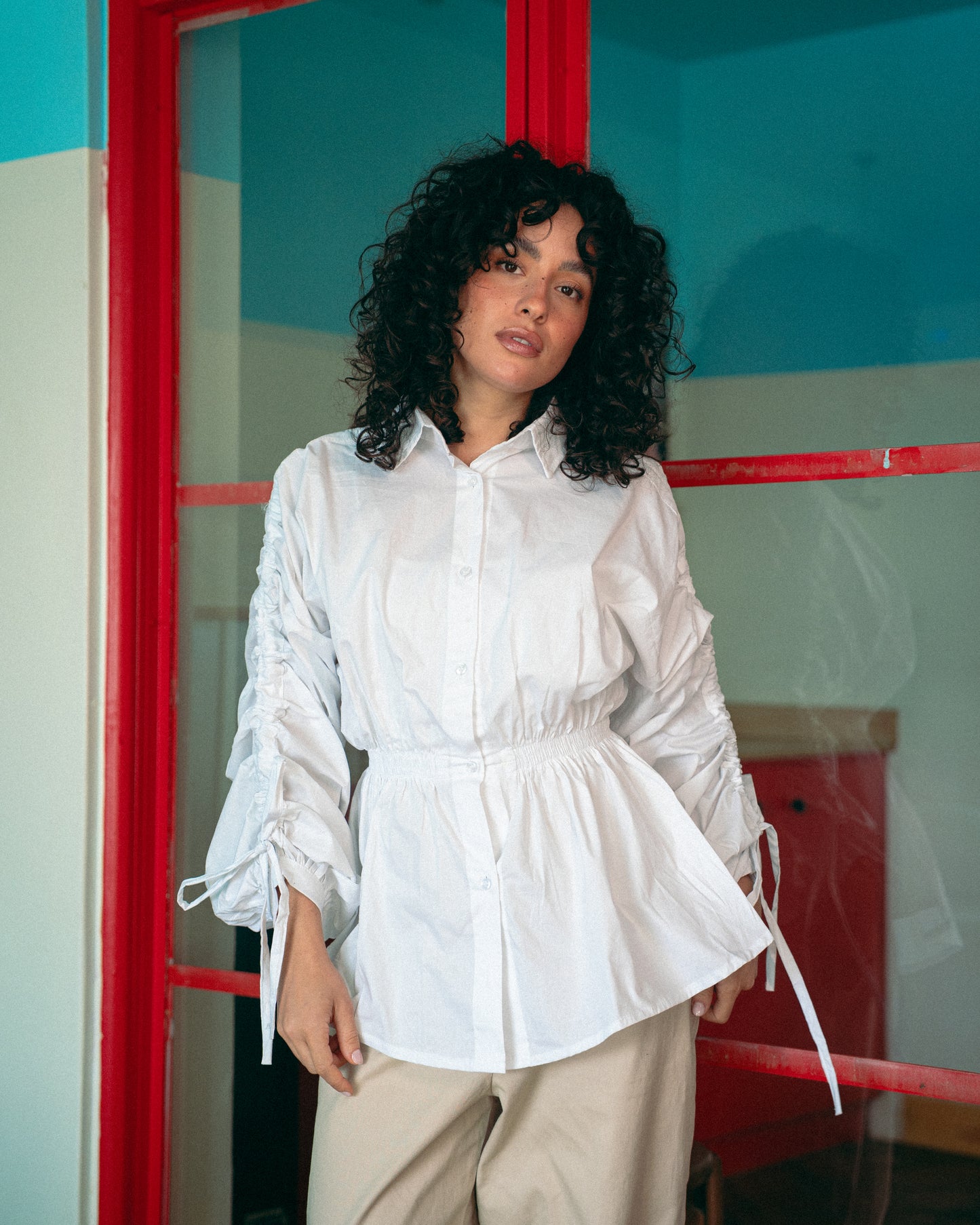 White alessia blouse