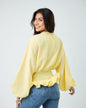Yellow corset blouse