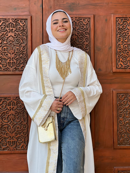 White islamic qaftan