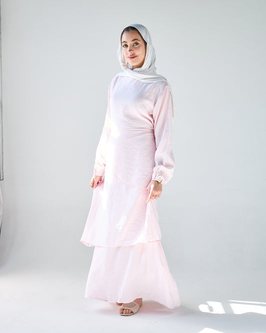 Pink layan dress